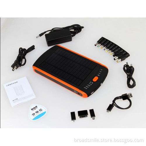 New 23000mAh Solar Power Bank for Laptop 12V 16V 19V
